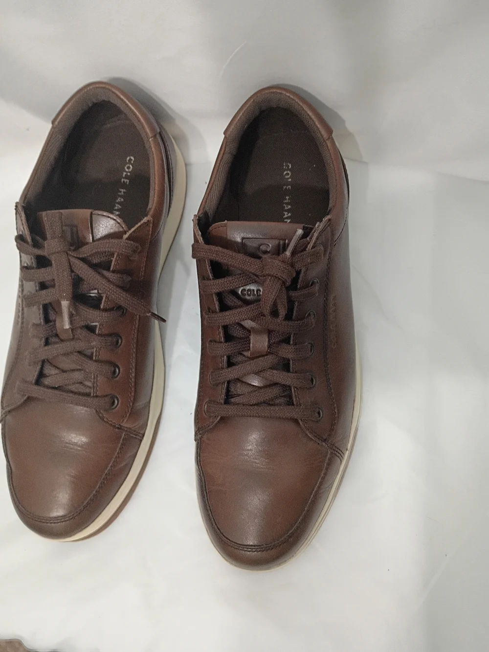 Cole Haan Sport Ox Men’s Brown Leather Casual Sneakers Size 11.5 M